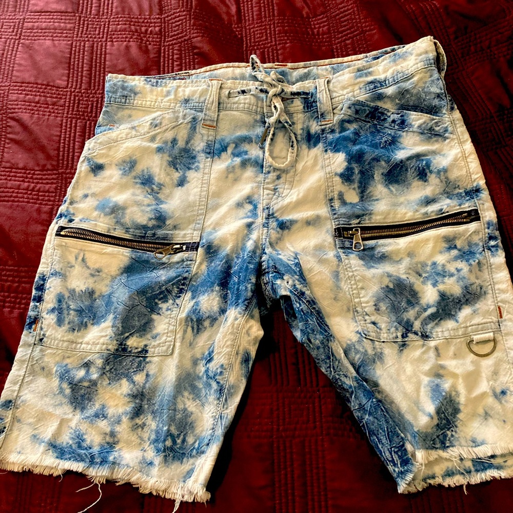 True Religion Tie Dye Shorts